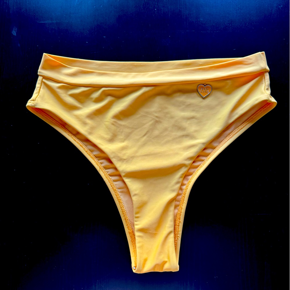 Body Glove Smoothies Mango Color High Waist Bikini Bottom